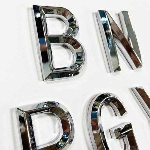 Silver Metal Letters - LITASIGN