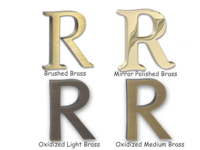 Brass Channel Letters - LITASIGN