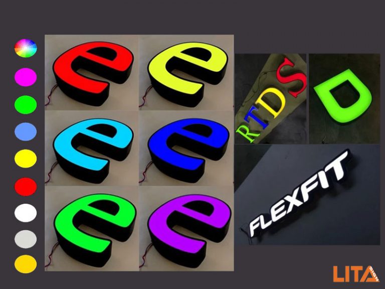 Acrylic LED Letters - LITASIGN