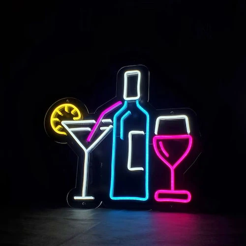 Alcohol Neon Sign