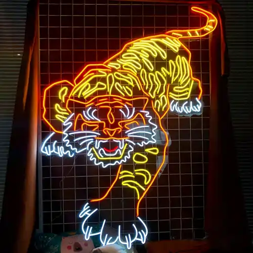 Beer タイガービール LED ネオンサイン オレンジ Tiger Beer 看板