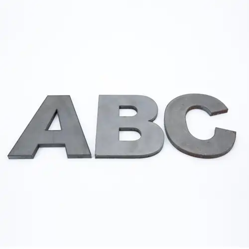 Laser Cut Steel Letters - LITASIGN