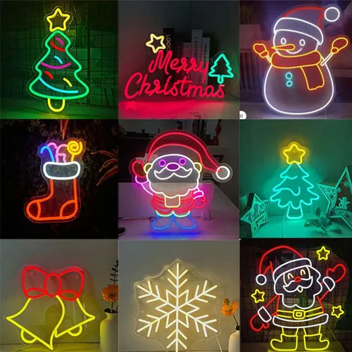 рождественская-неоновая-знак