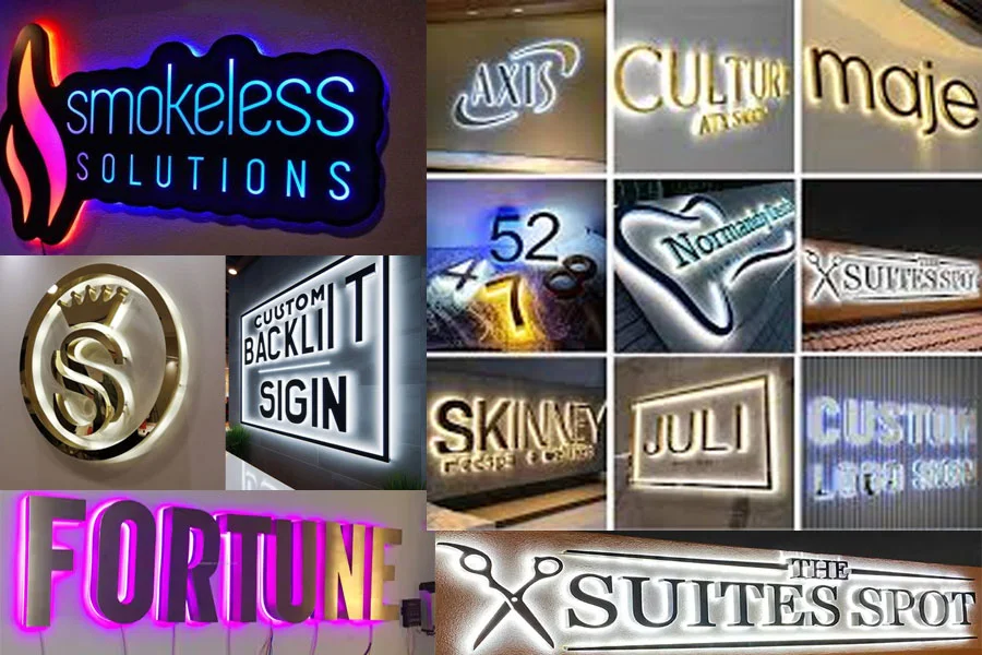 Custom Backlit Signs - LITASIGN