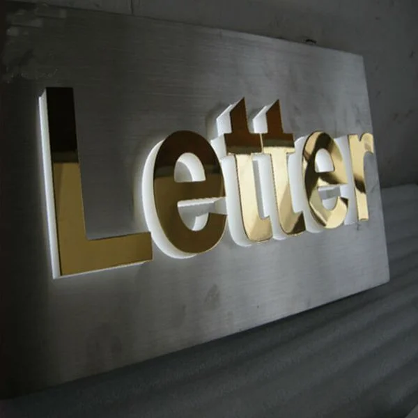 Gold Acrylic Letters | LITA SIGN
