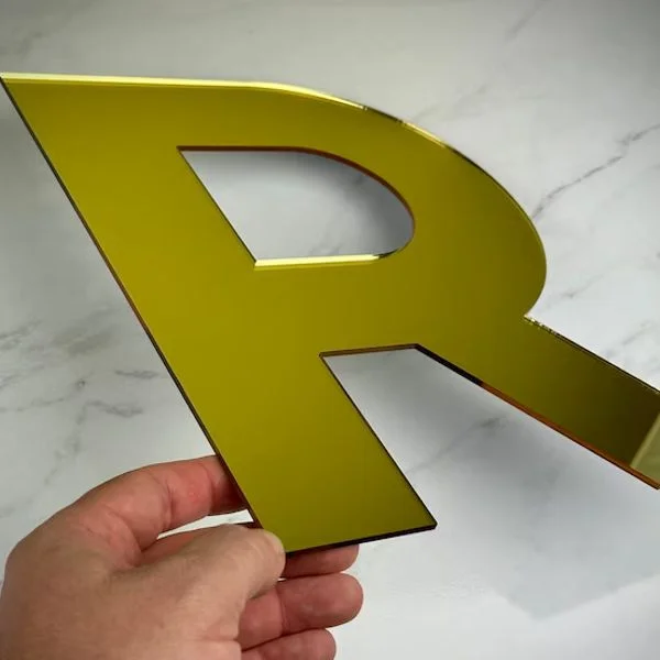 Gold Acrylic Letters | LITA SIGN