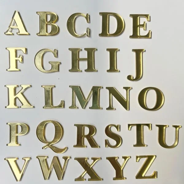 Gold Acrylic Letters | LITA SIGN