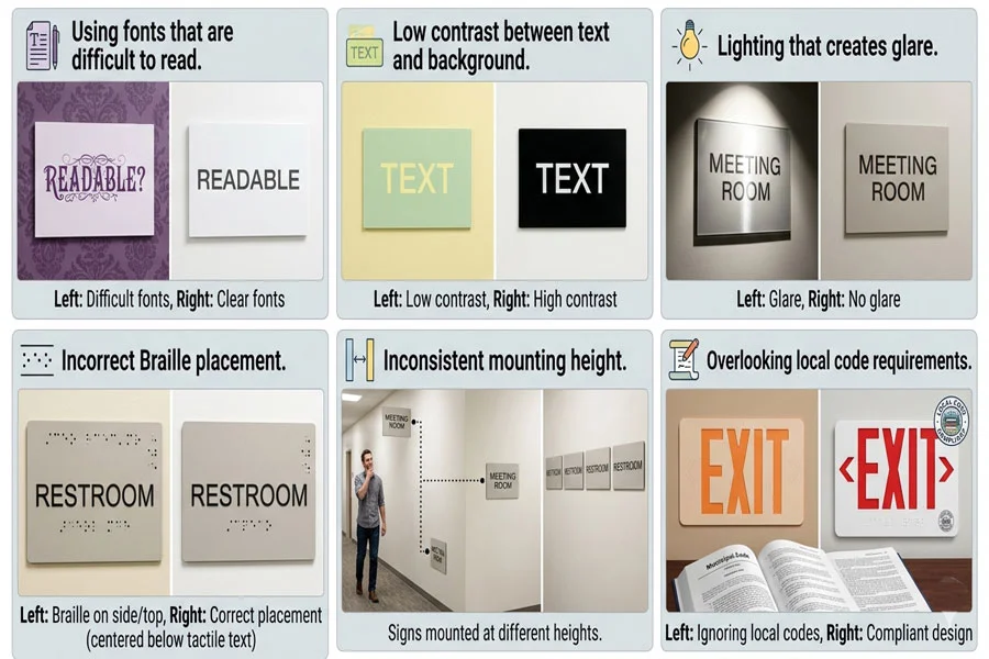 ADA Compliant Lighted Signs: A Complete Guide for Accessibility, Safety ...