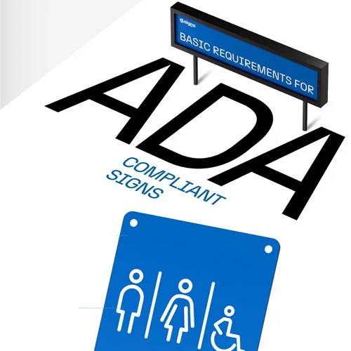 لافتات مضيئة متوافقة مع معايير ADA