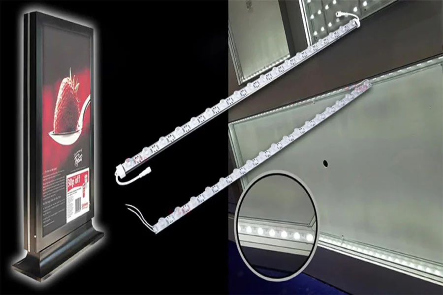 Double Sided Light With Racket Double Sided Lightbox | LITA SIGN